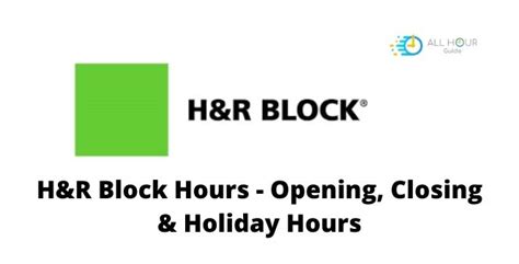 h&r block hours|More.